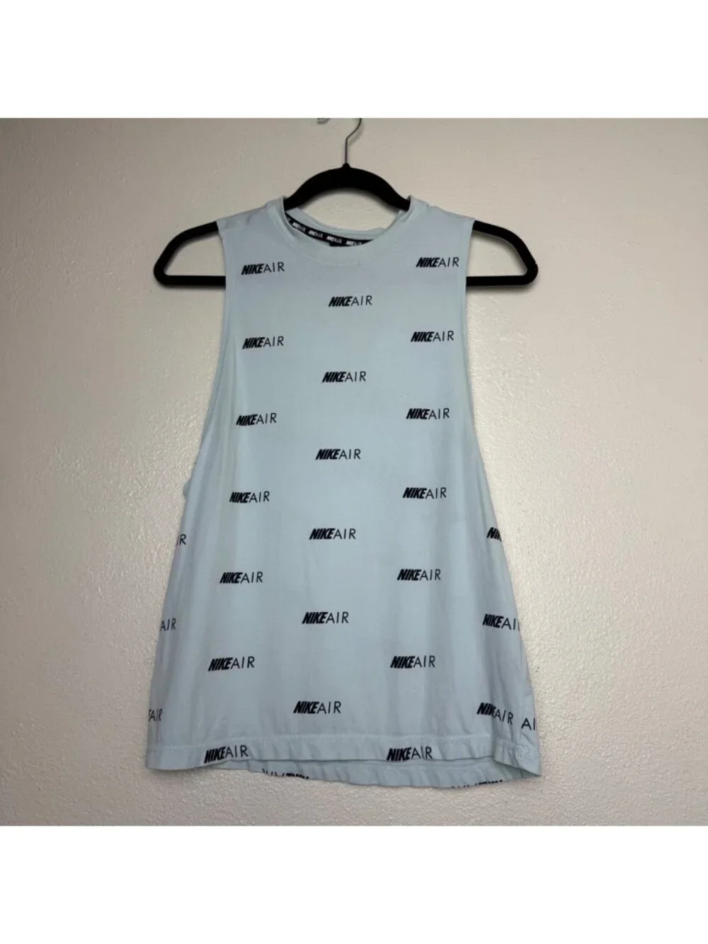 Nike Air Womens Sleeveless Tank Top Light Blue Size Small
